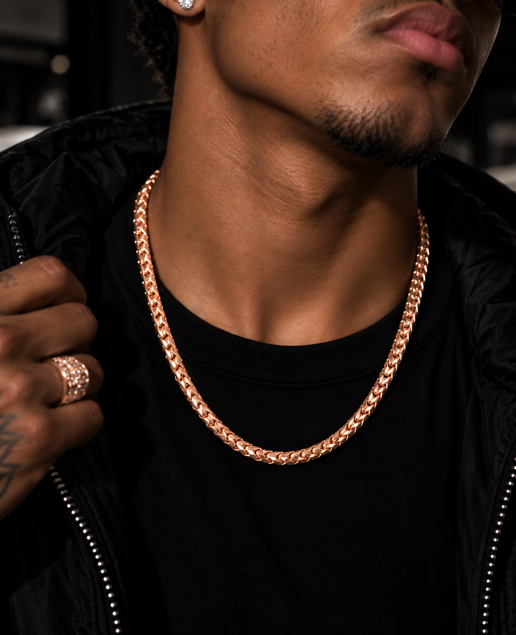 Franco Chain Rose Gold