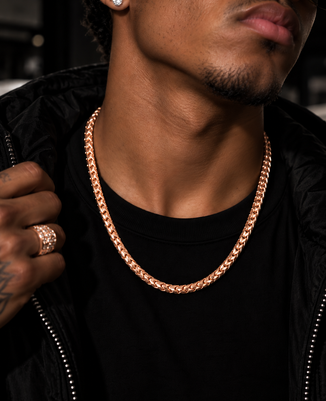 Franco Chain Rose Gold