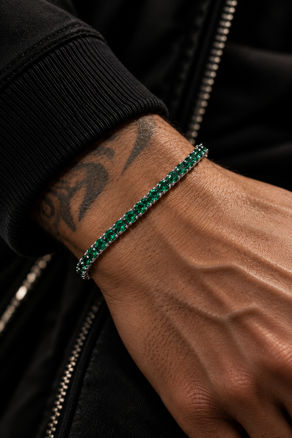 Emerald Tennis Bracelet
