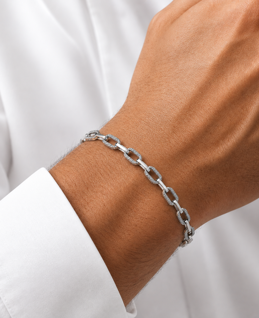 Two Texture Bracelet